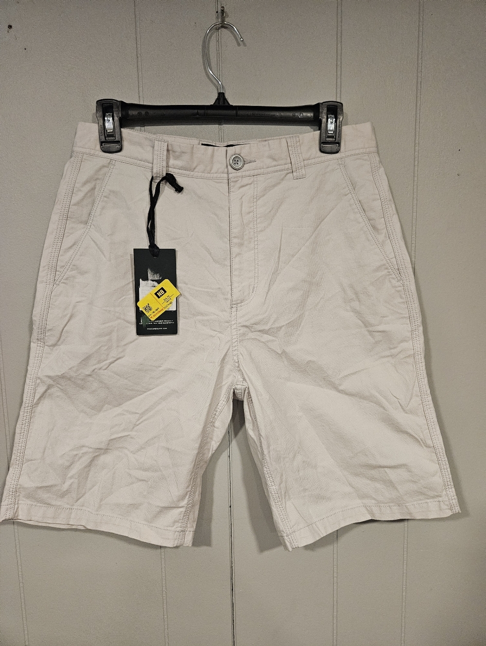 RODD & GUNN Size 30 Off White Shorts Cotton Spandex Stretch Flap Pockets NWT